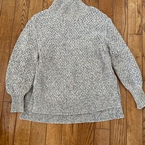 Rebecca Taylor Speckled Gray Turtleneck Sweater LeVIE